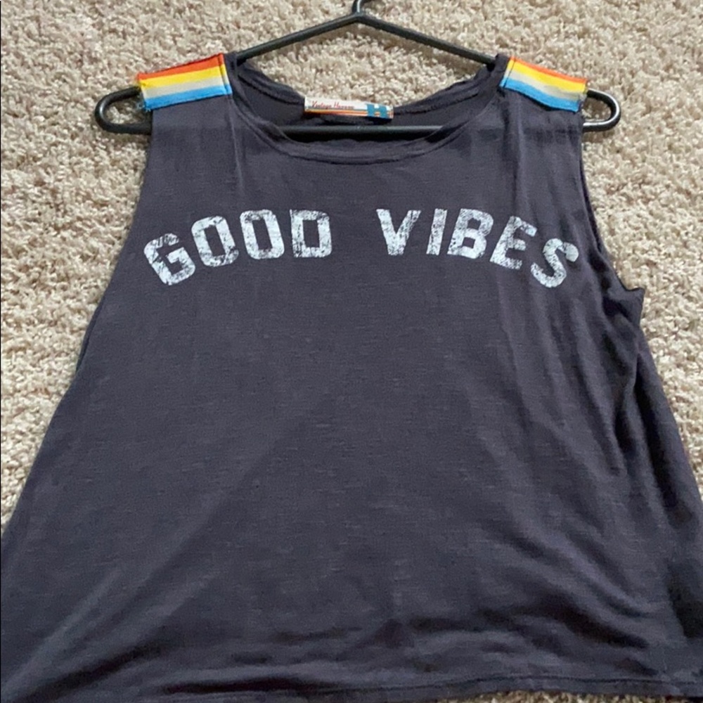 Vintage Havana Good Vibes tank